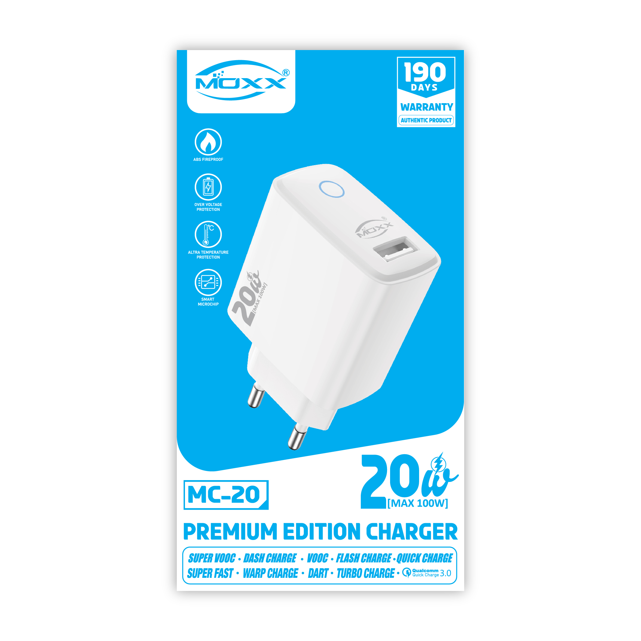MOXX 20W SUPER FAST CHARGER