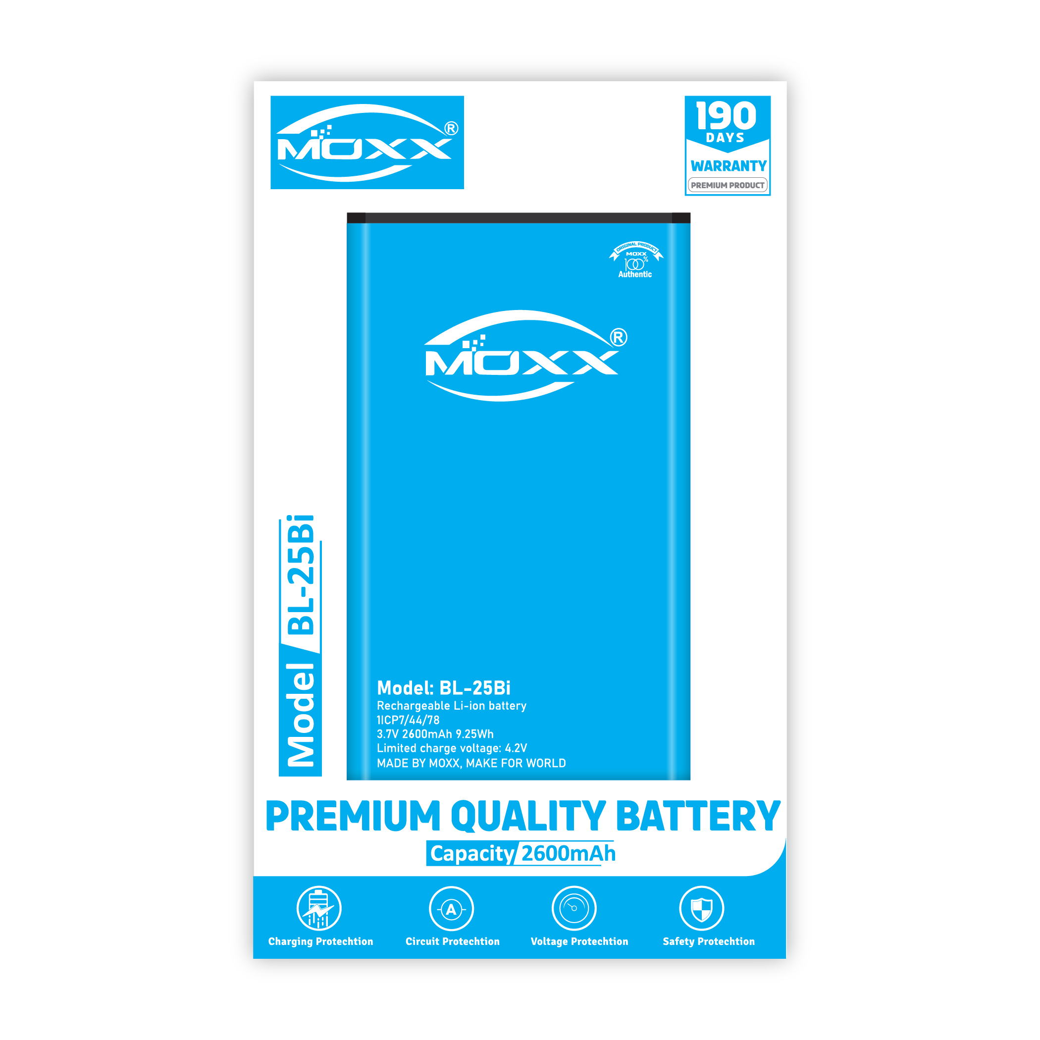 MOXX BL-25Bi BATTERY | MOBILE BATTERY