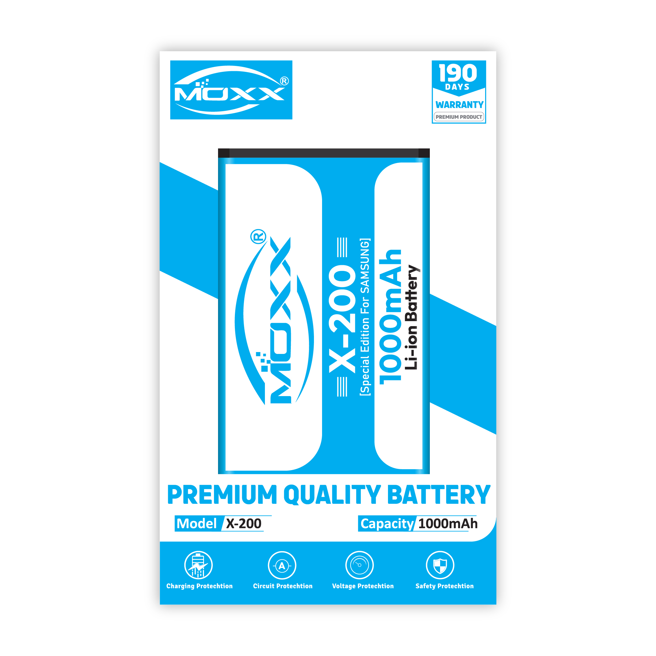 MOXX X-200 BATTERY | SPECIAL FOR SAMSUNG MOBILE